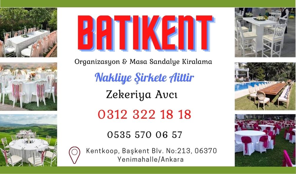 batıkent-masa sandalye -kiralama